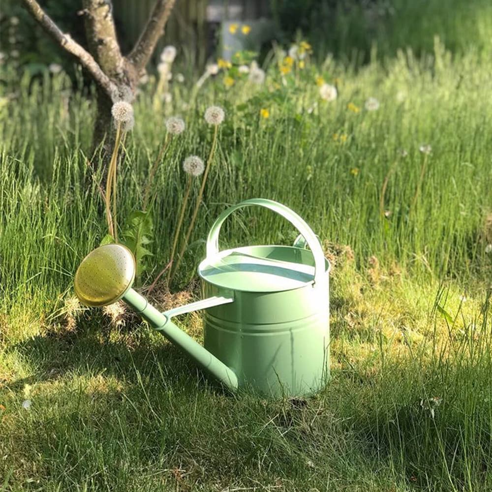 Watering Can Round Sage Green 5L