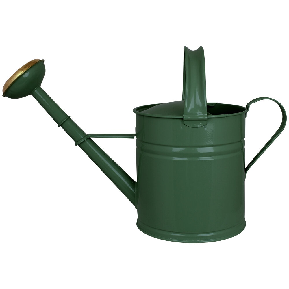 Watering Can Round Moss Green 8L