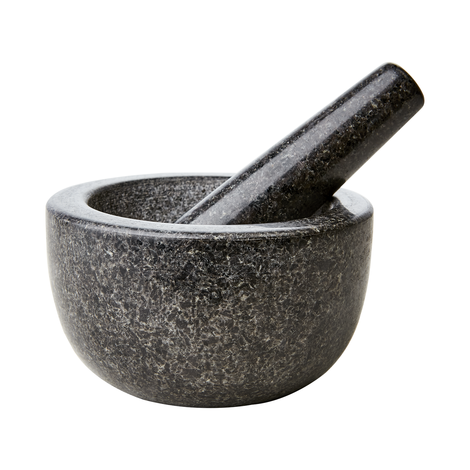 Mortar Thyme Black w. Pestle 