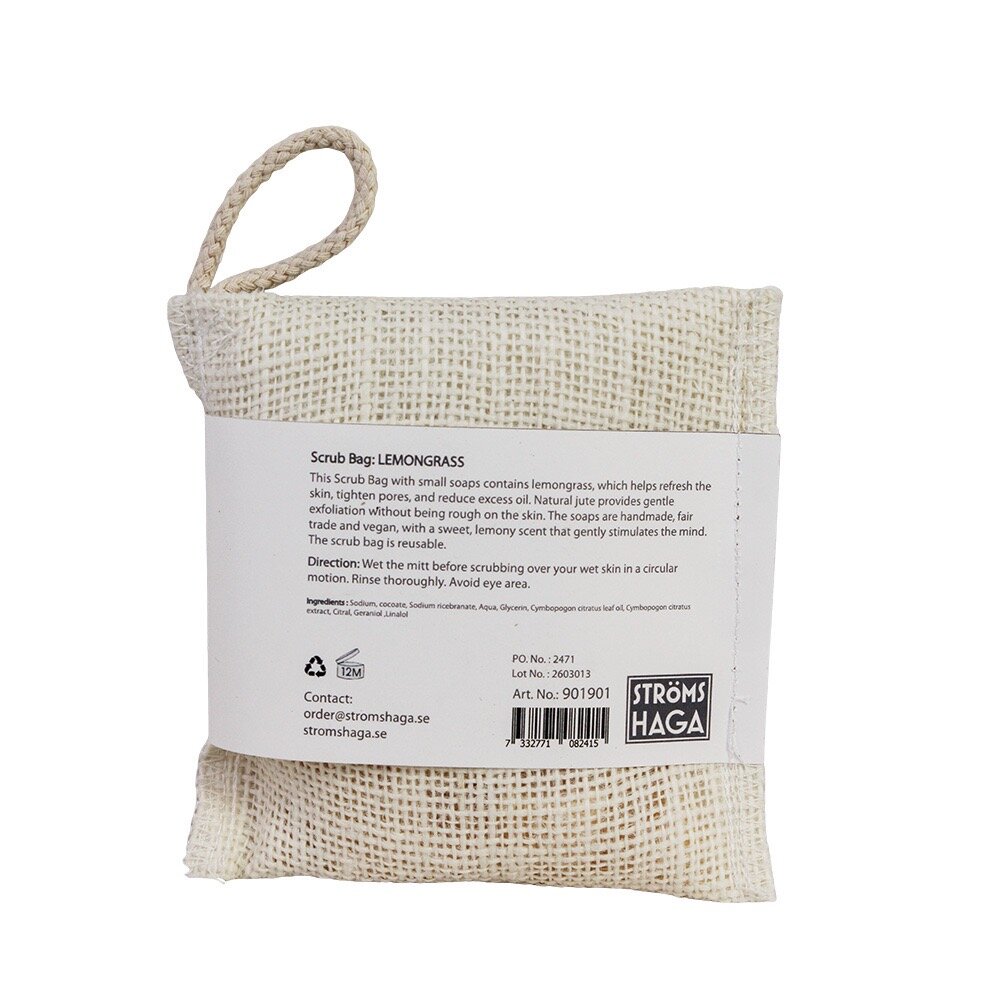 Scrub Bag with Soaps Anten - Lemongrass