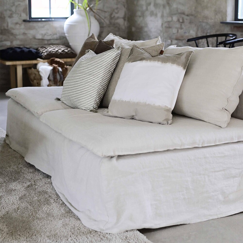 Bed Skirt Alva 60 cm White - 160 x 200 cm