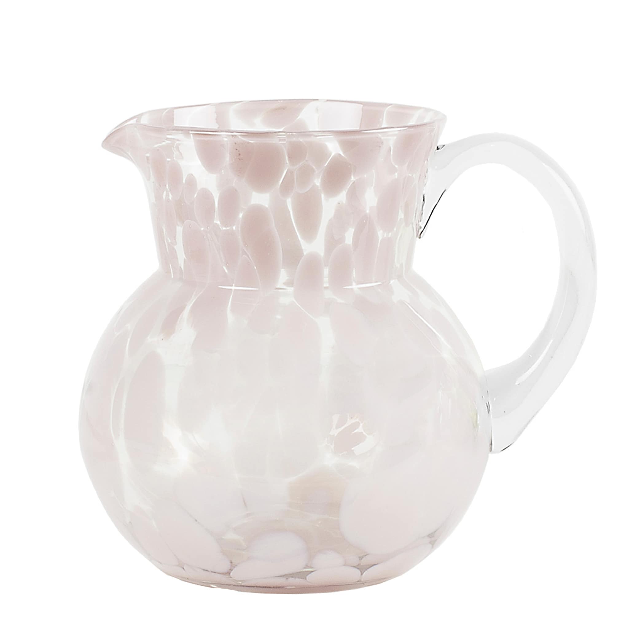 Glass Pitcher Milano Pink