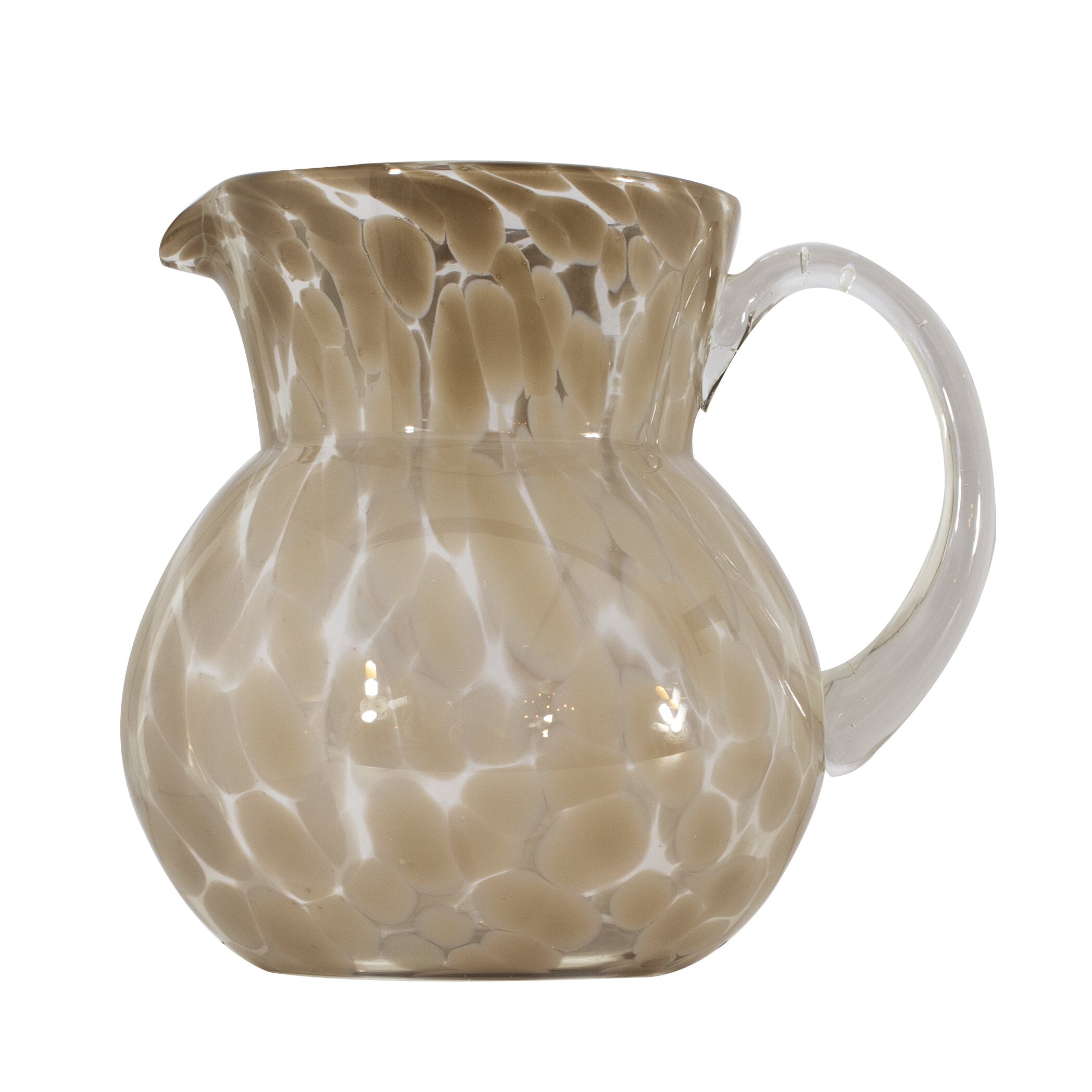 Glass Pitcher Milano Sand