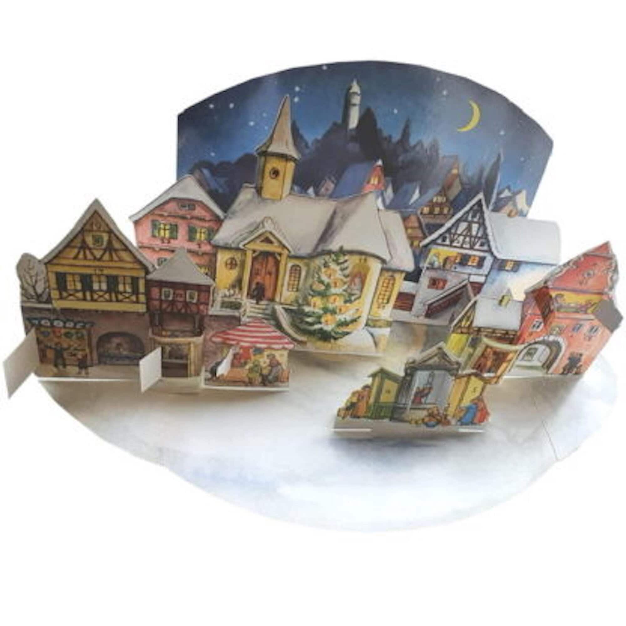 Advent Calendar 3D City 1955