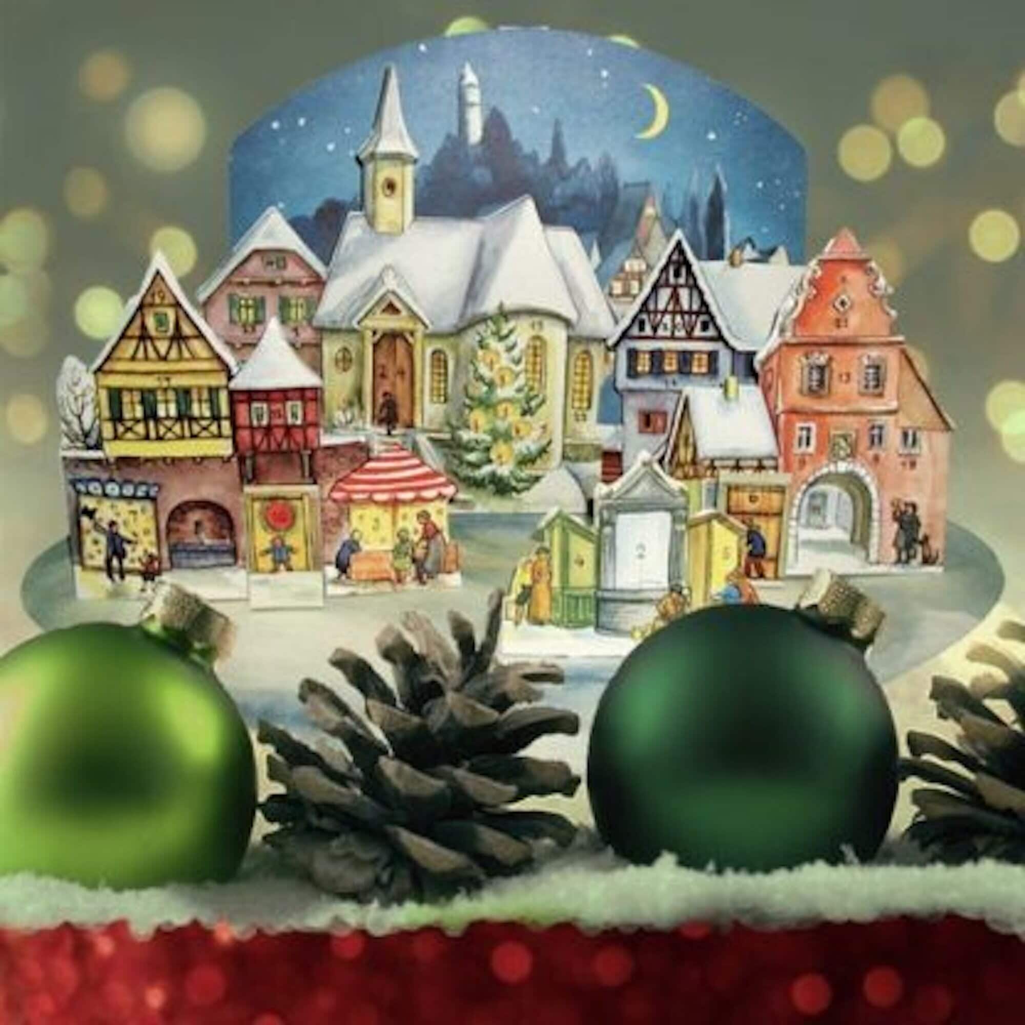 Advent Calendar 3D City 1955