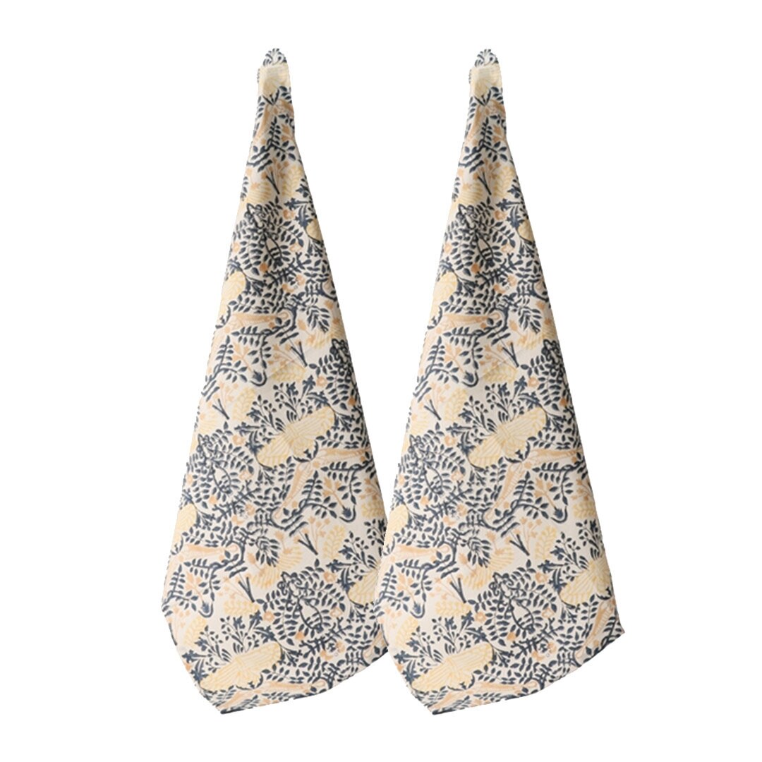 Kitchen Towel Artisan Yellow/Green Set of 2