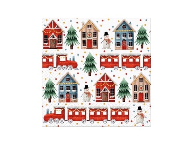 Napkin Cozy Christmas Town