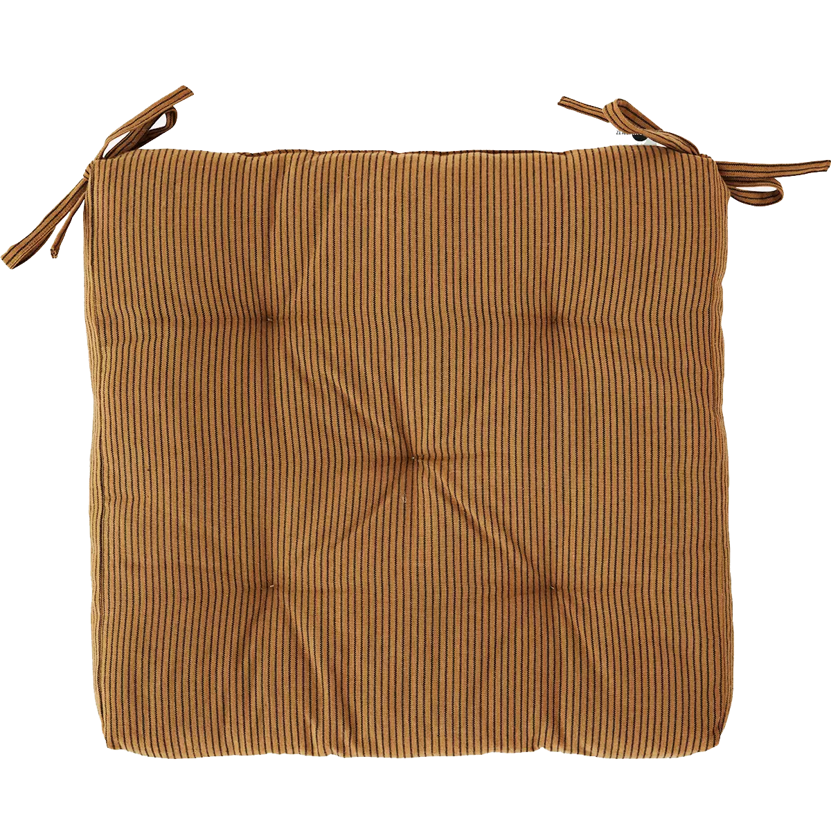 Seat Cushion Striped Brown