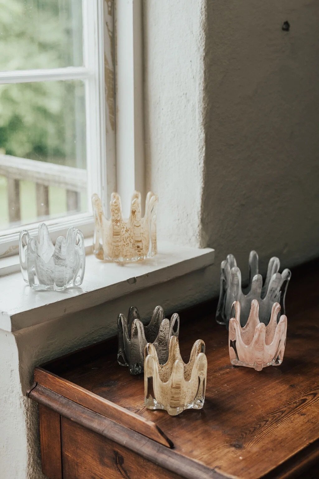 Candle Holder Helix Taupe