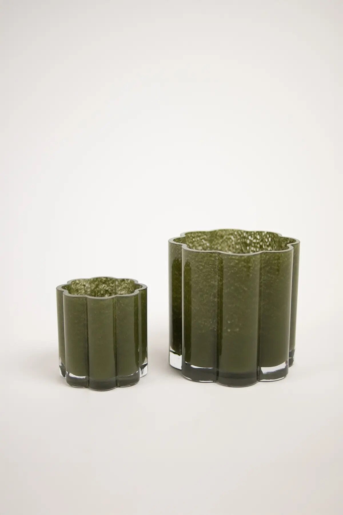 Candle Holder Clara Green Large