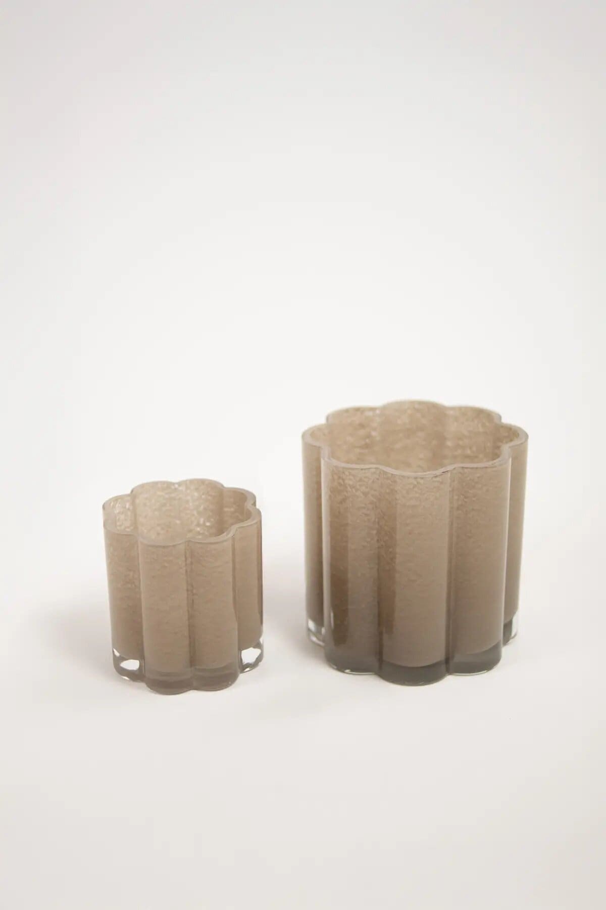 Candle Holder Clara Taupe Large