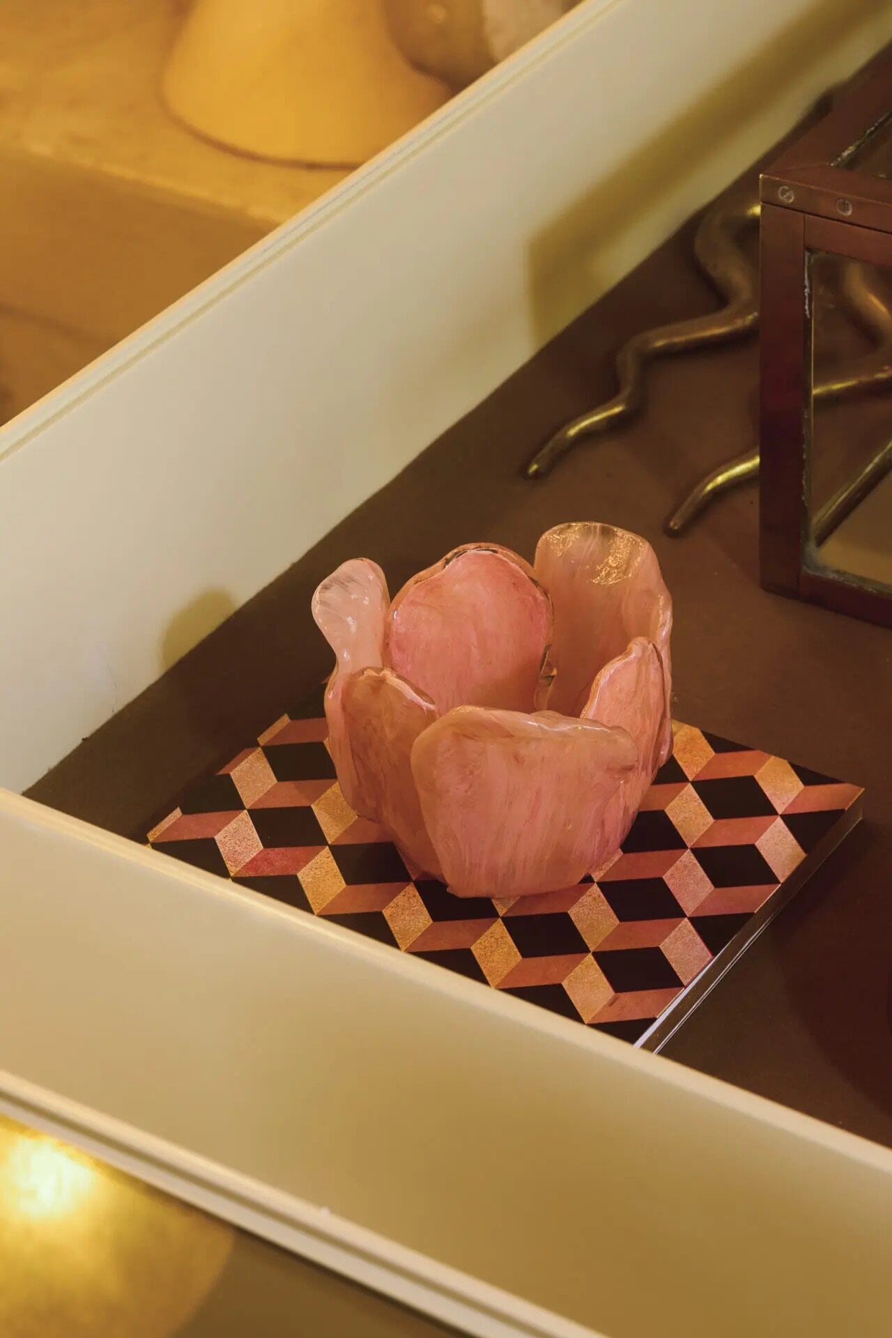 Candle Holder Anita Pink