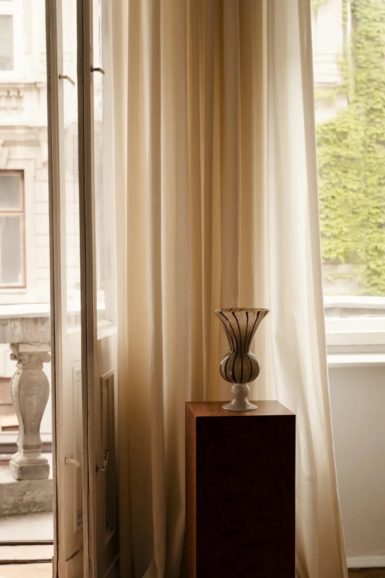 Vase Stria Beige