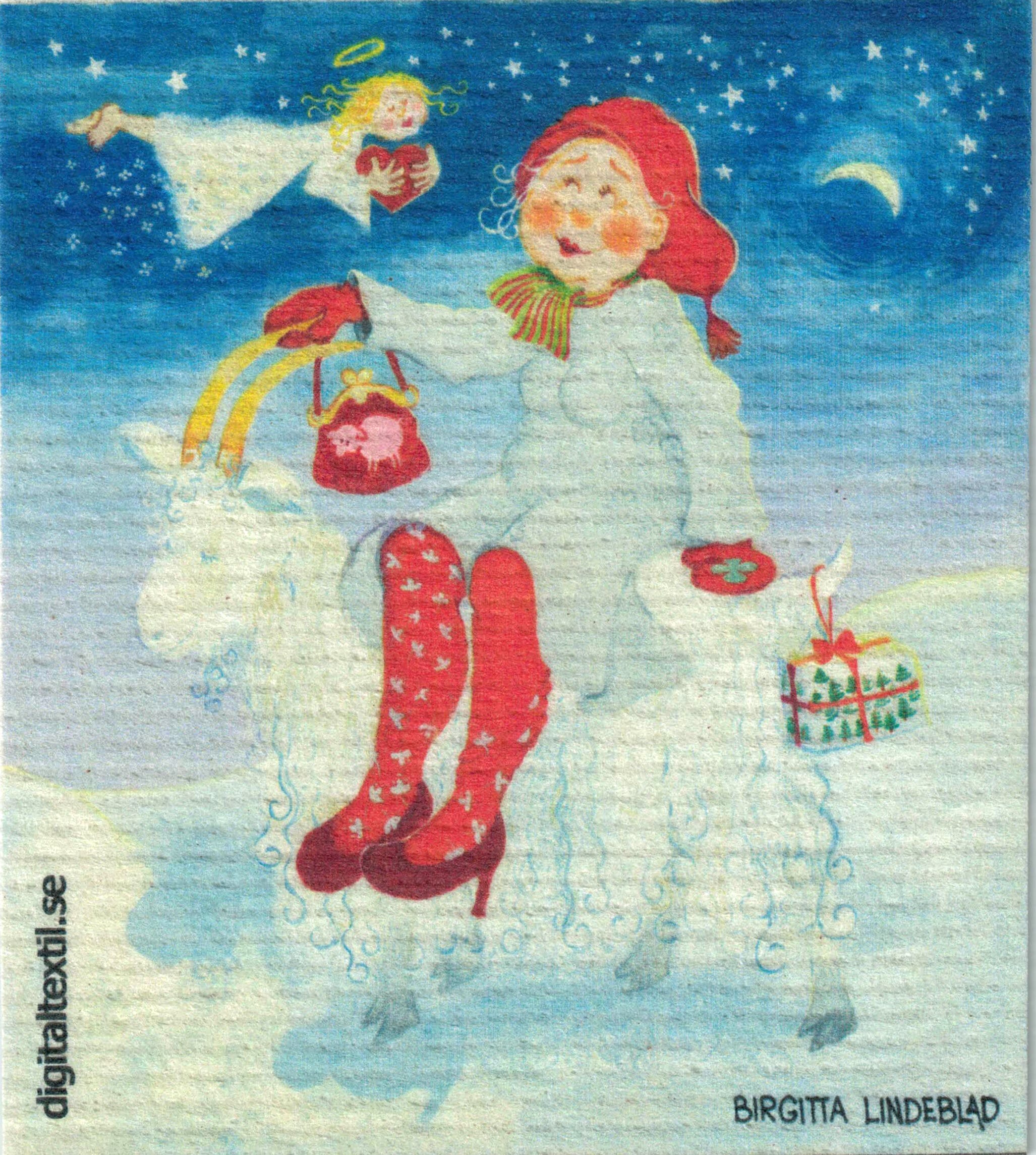 Dishcloth Yule Goat Birgitta Lindeblad
