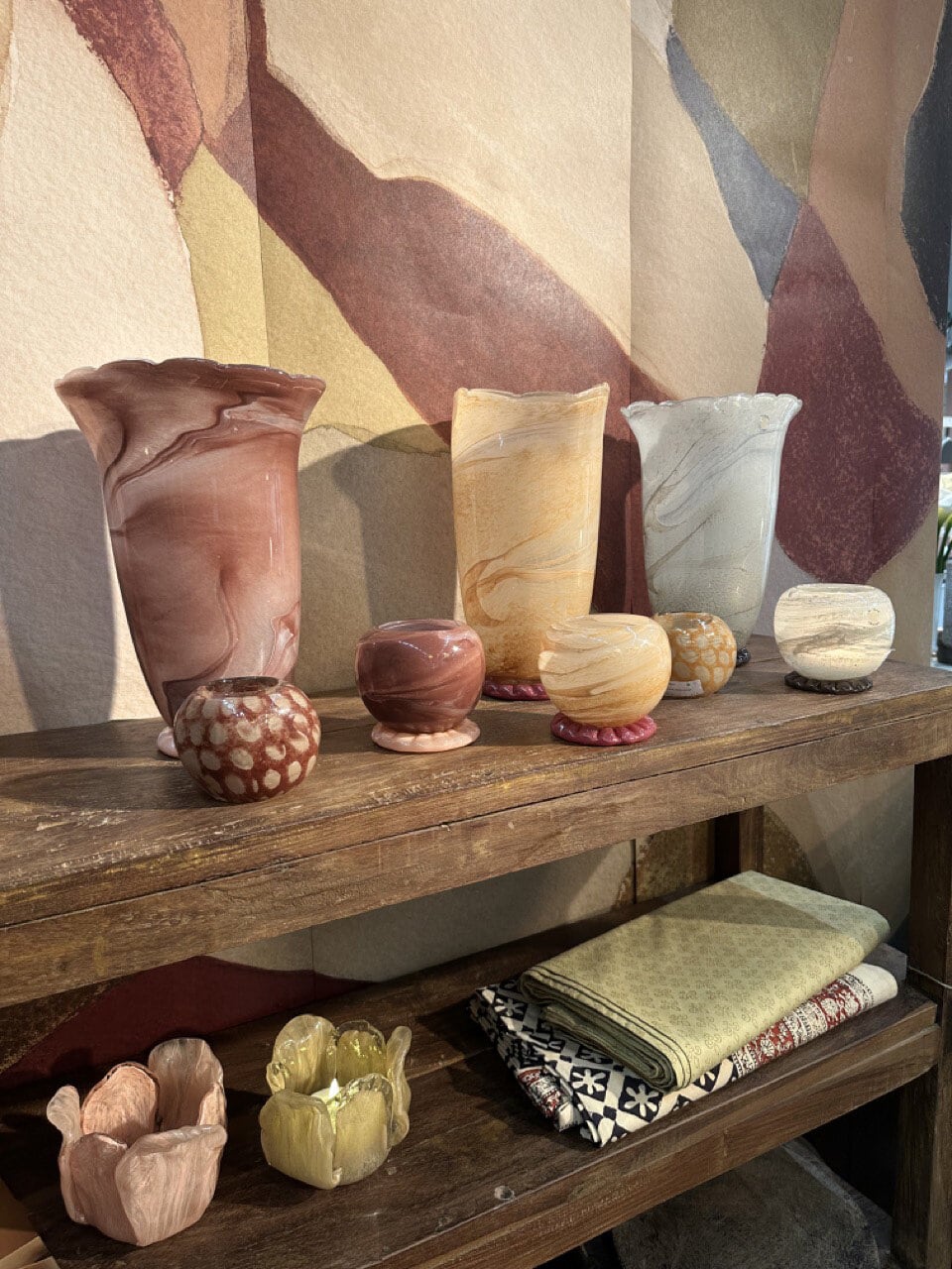 Candle Holder Anita Beige