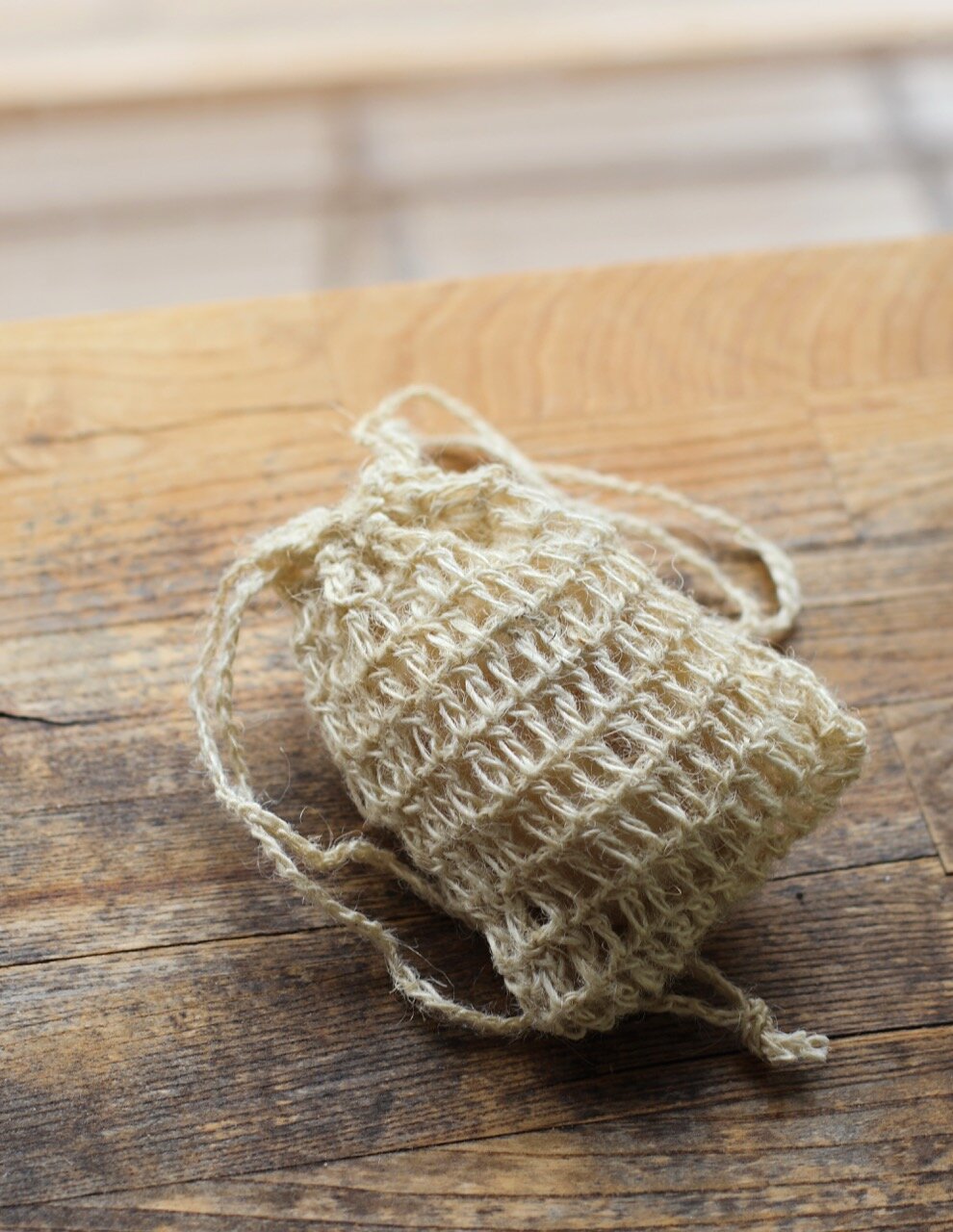 Soap Bag Tekla - jute, off-white