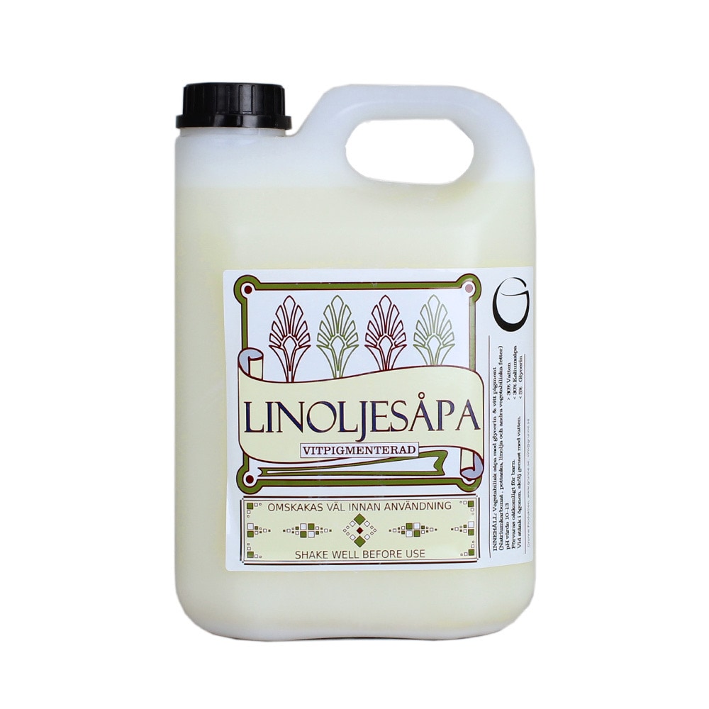 Linseed Oil Soap White Pigmented 2,5 L