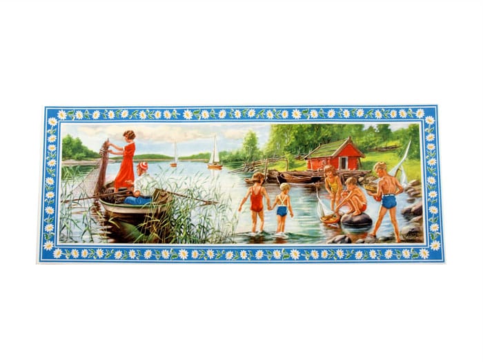 Tapestry Swimming in the lake No. 10