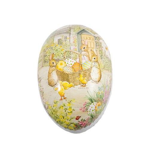 Easter Egg Beatrix Potter Bunnies w. Basket