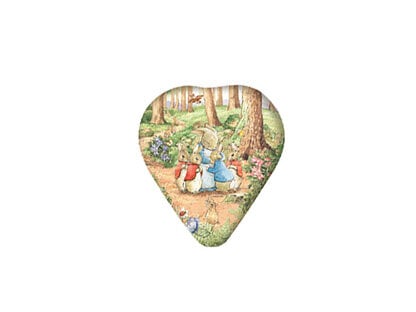 Easter Egg Heart Beatrix Potter Bunny w. Family