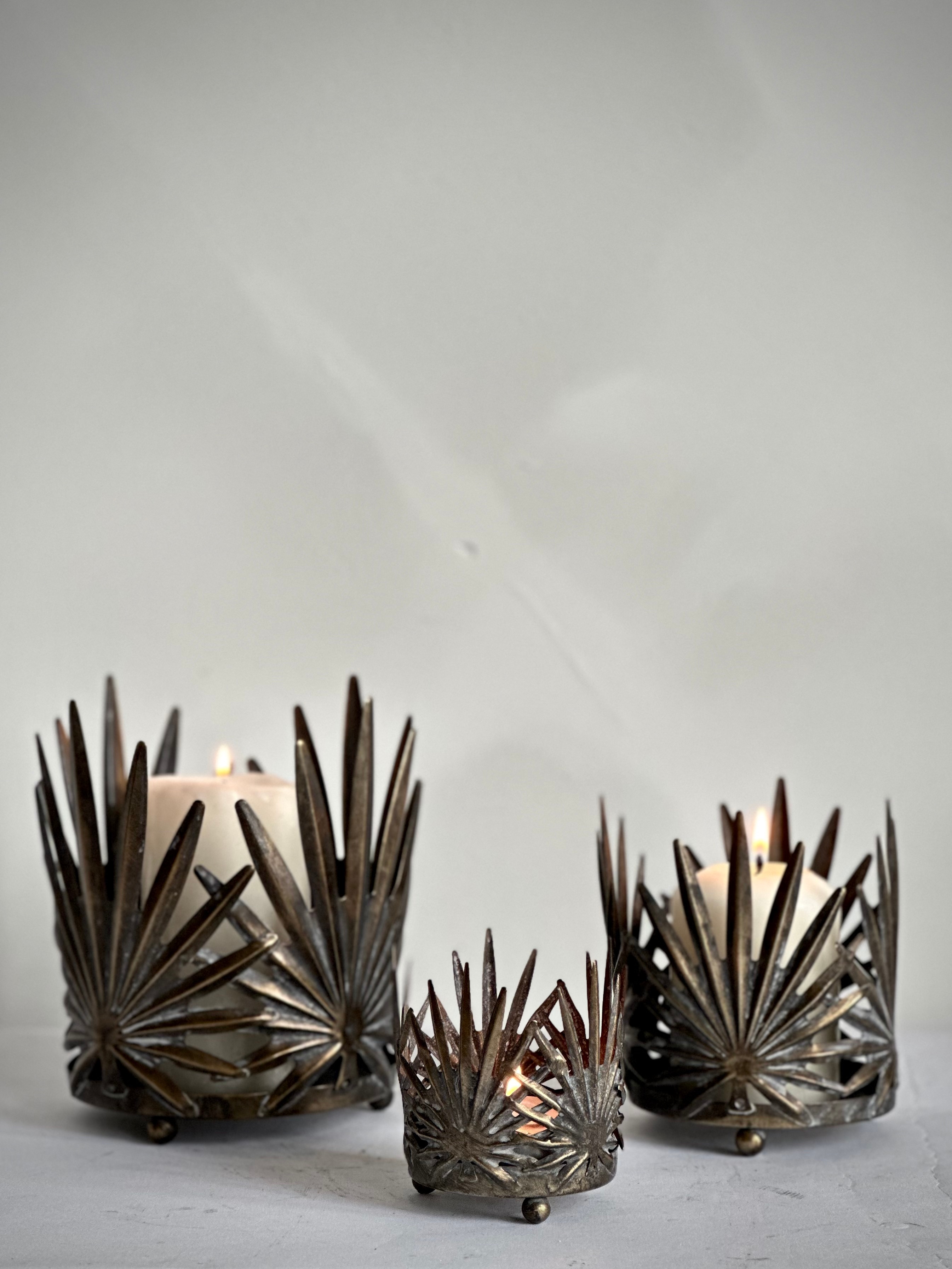 Tea Light Candle Ronda Set of 3