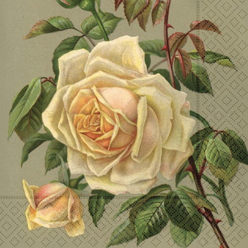 Napkin Rose Antique