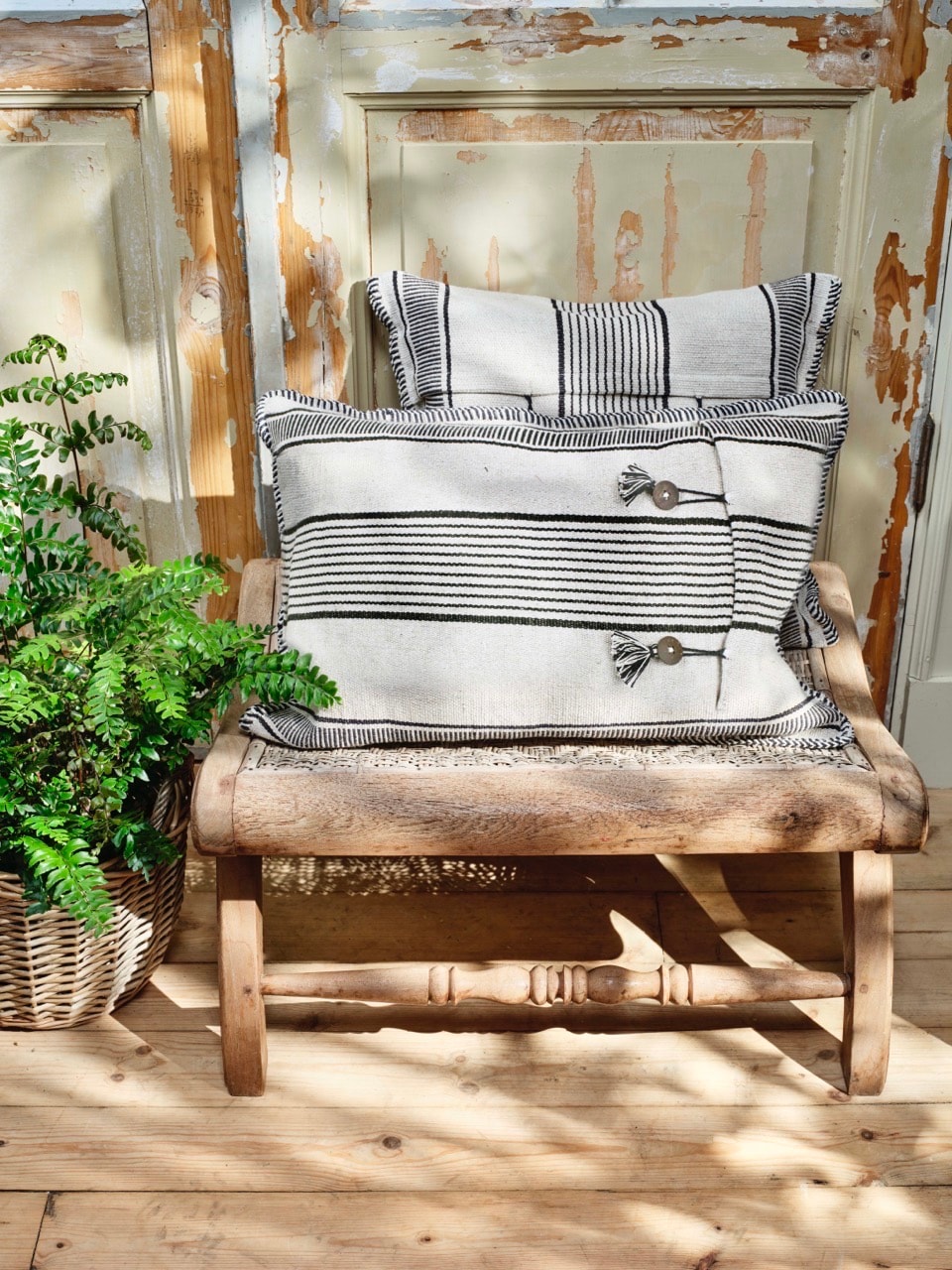 Cushion Cover Kolvik 50 x 50 Black/Off White