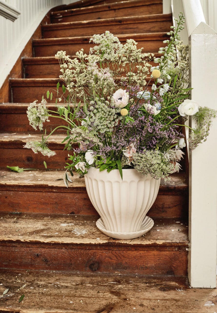 Pot Anna 25 cm Cream White