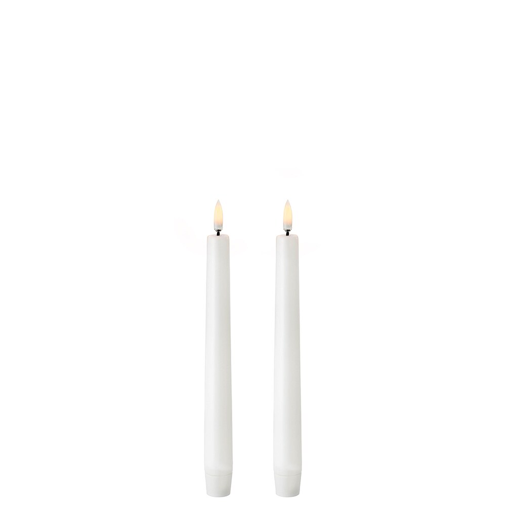 Taper Candles LED Low 2-pack