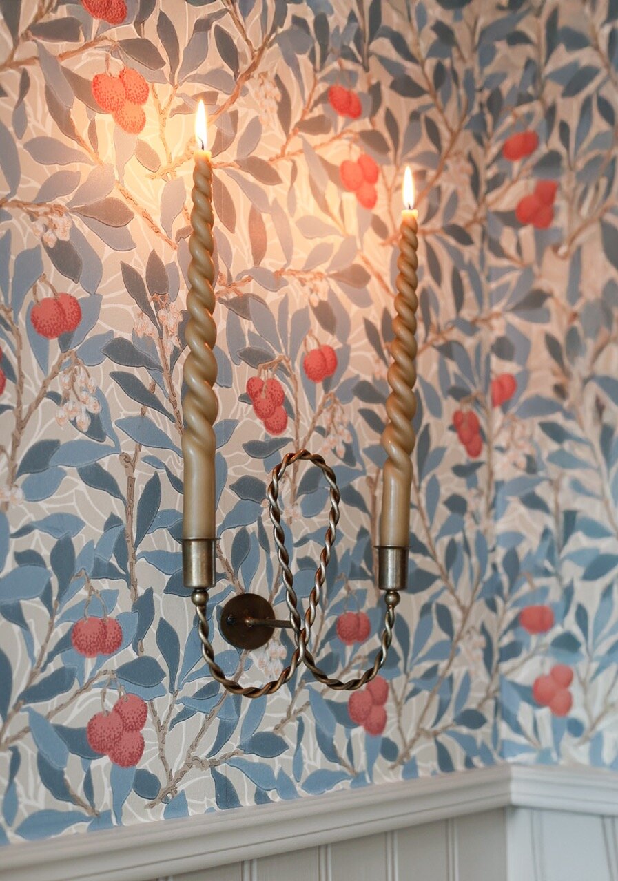 Wall Candle Holder Estelle Antique Brass