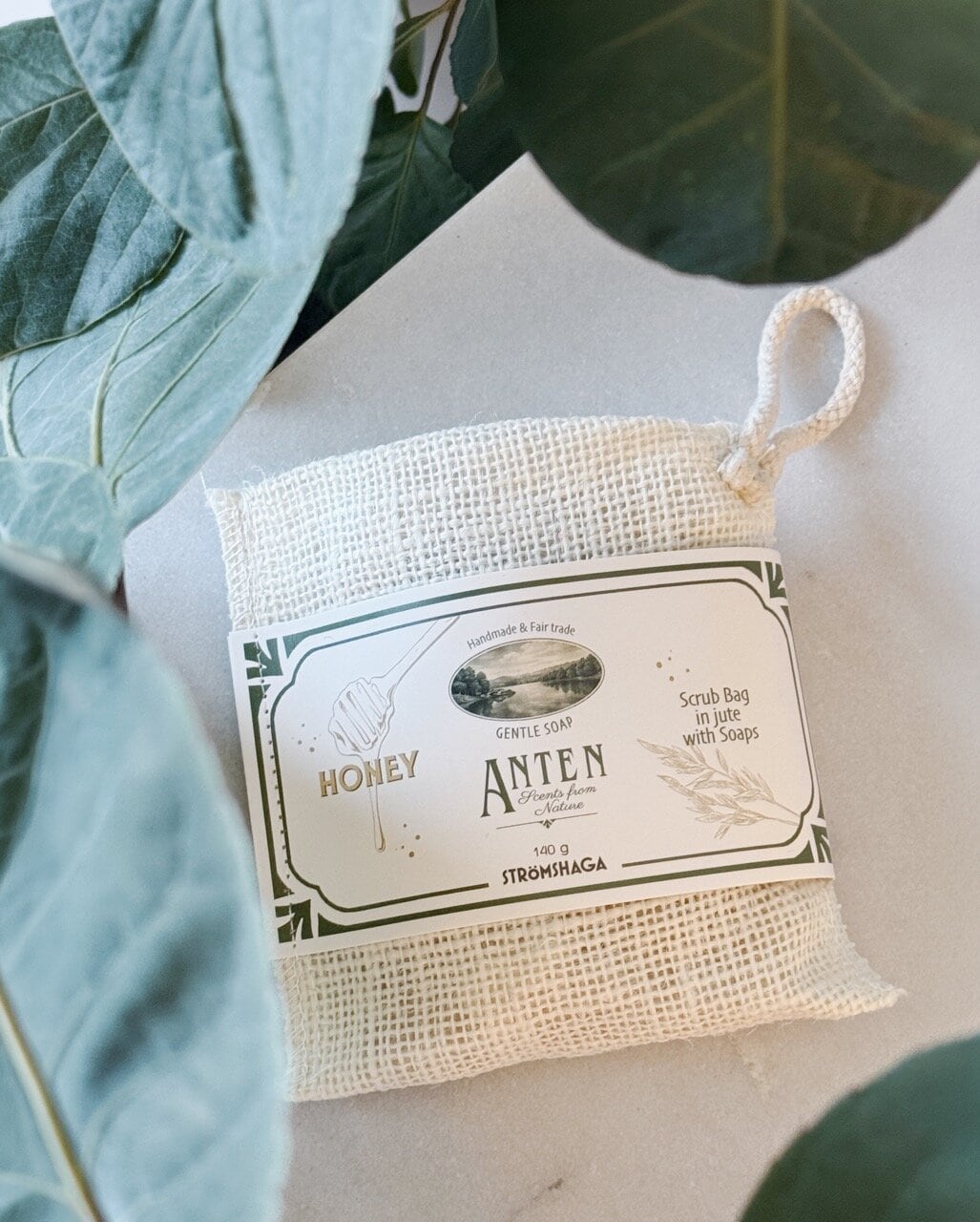 Scrub Bag with Soaps Anten - Honey