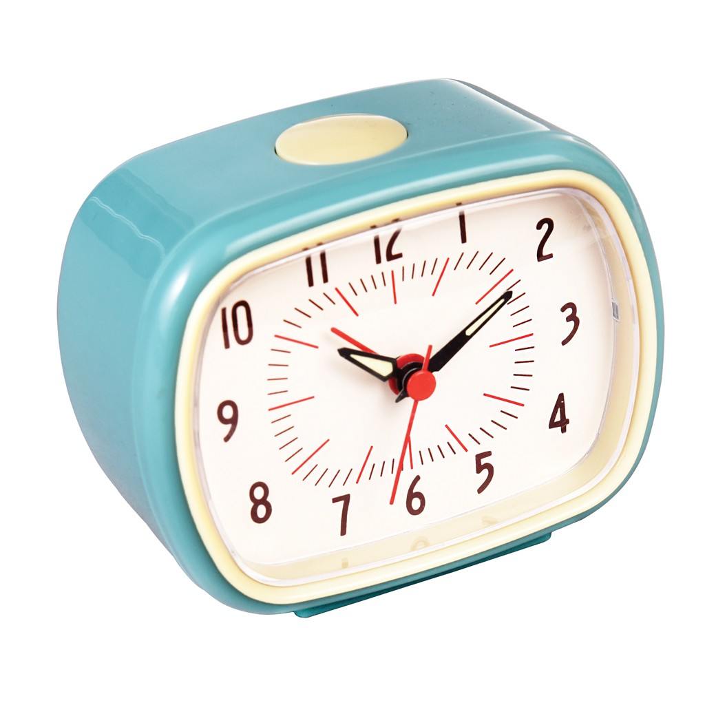 Blue Retro Alarm Clock