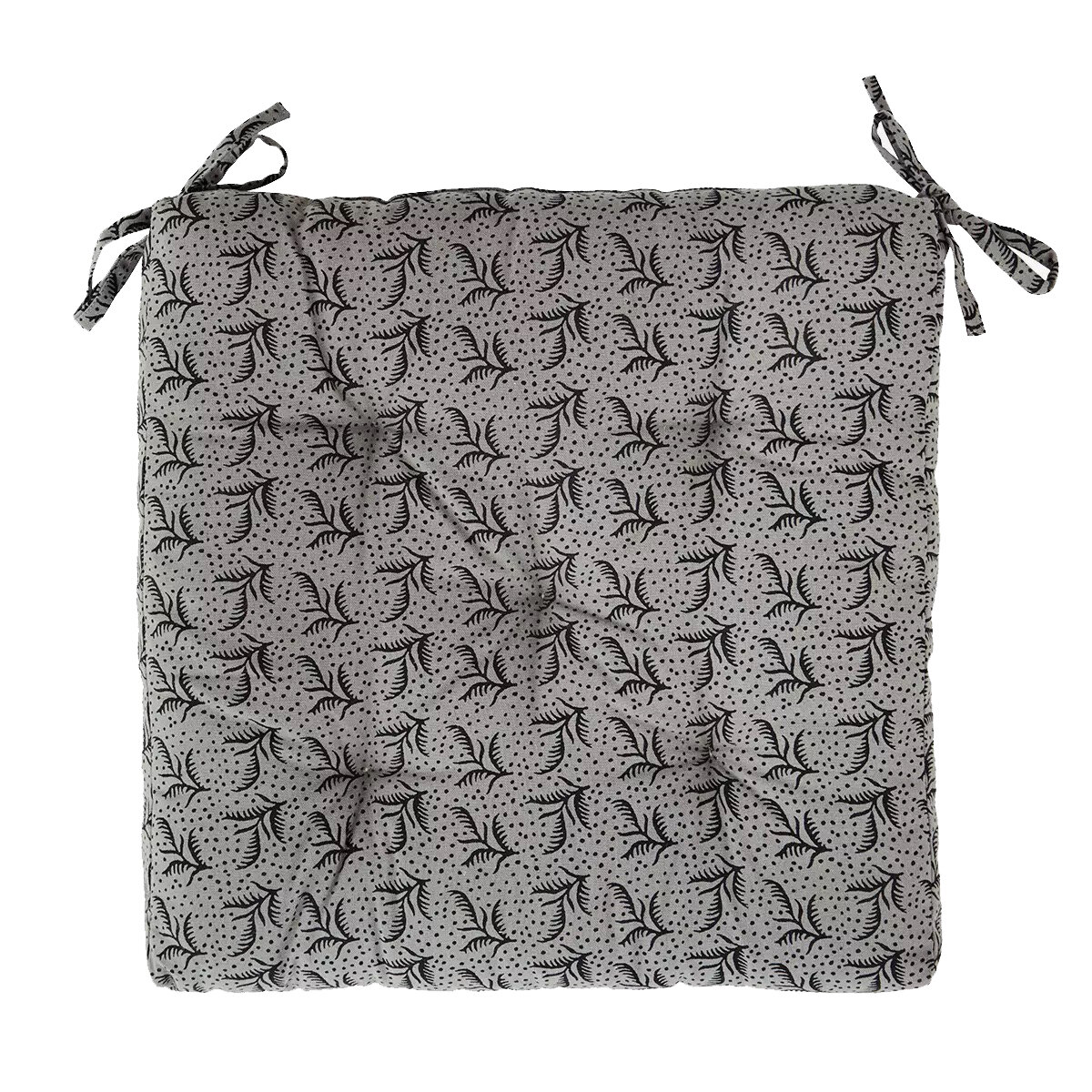 Seat Cushion Printed Gray