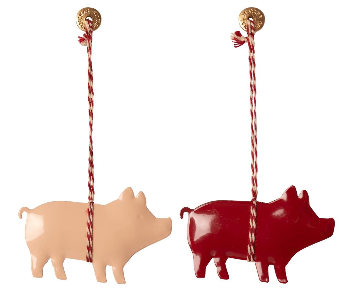 Ornament Pig Red