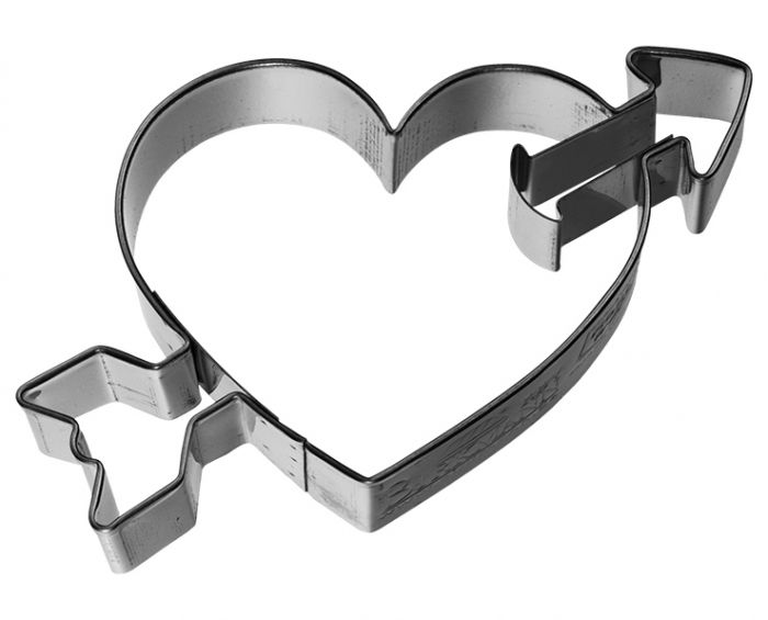 Cookie Cutter Heart w. Arrow