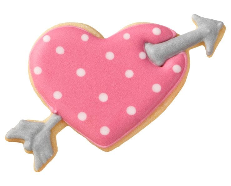 Cookie Cutter Heart w. Arrow