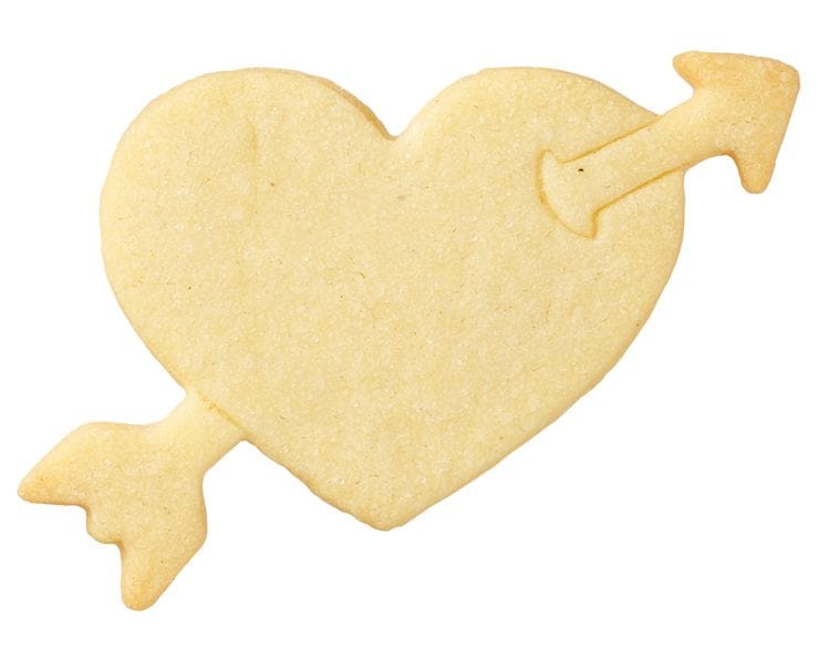 Cookie Cutter Heart w. Arrow