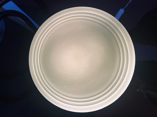 Bathroom Ceiling Lamp Hulda Nickel/Opal White
