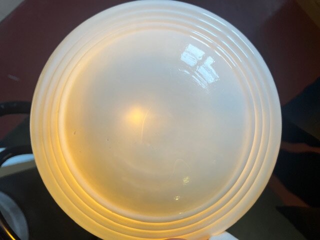 Bathroom Ceiling Lamp Hulda Nickel/Opal White