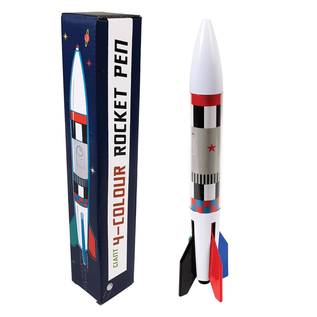 Giant Space Age Rocket Pen