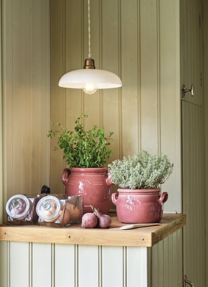 Pot Brobacka 2L Burgundy Low