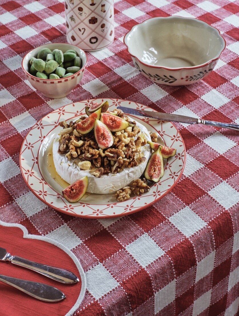 Plate Marion Clover Red