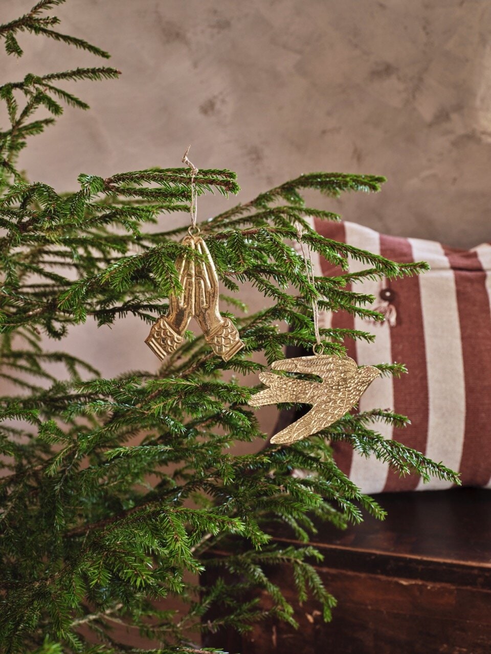 Cushion Cover Risveden 50 x 50 Rust/Off White