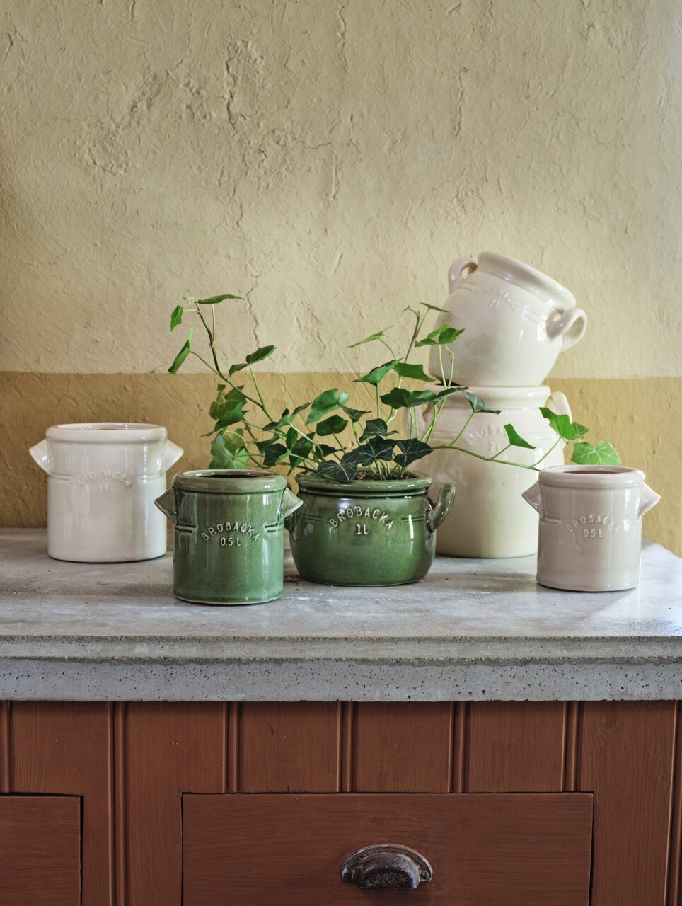 Pot Brobacka 0,5L Dark Green Straight