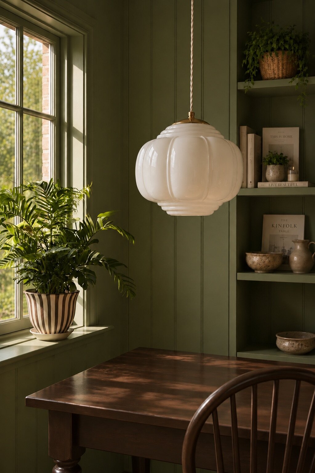 Pendant Lamp Vincent Opal - White
